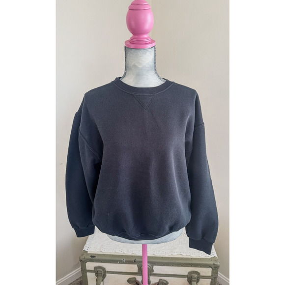 Russell Athletic Vintage Crewneck Men’s Sweatshirt Distressed Sunfade Blue Med - Picture 1 of 6